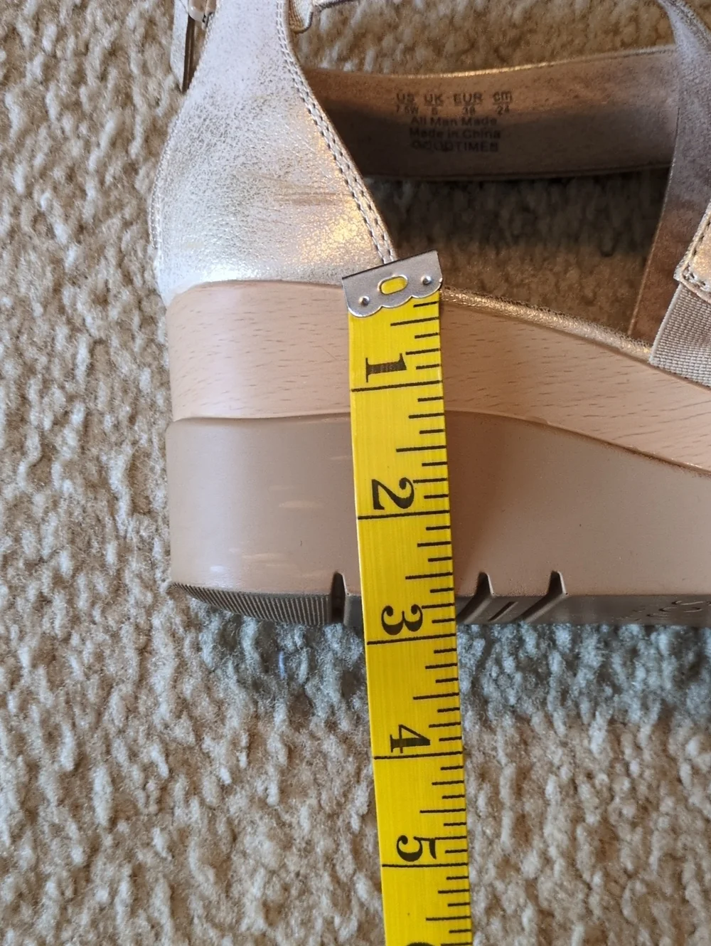 Naturalizer Soul Metallic Gold Women’s Strappy Wedges